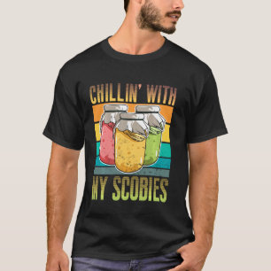 Chillin met mijn cobies Lover Scoby Pun Funny Kom T-shirt