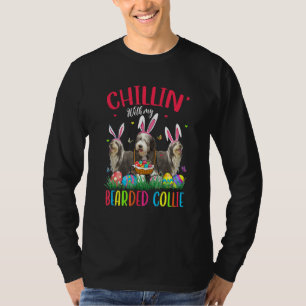Chillin' met mijn gekaarde paaseieren blij t-shirt