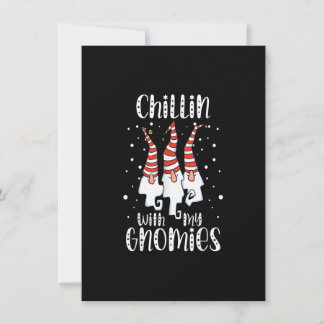 Chillin met mijn Gnomen-kerstdag Garden Gnome Kaart