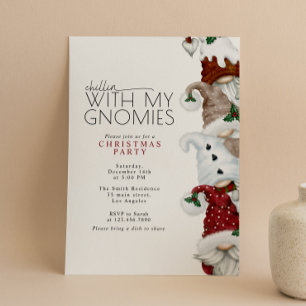 Chillin met mijn Gnomies kerstfeest Kaart