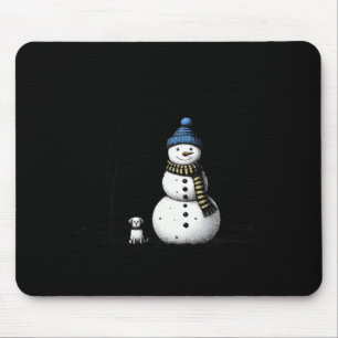 Chillin met mijn sneeuwpoppen Kerst Frosty Snowman Muismat