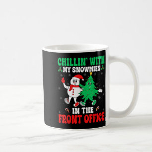 Chillin met mijn Snowmies Front Kantoor Squad Chri Koffiemok