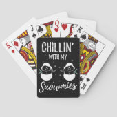 Chillin met mijn snowmies pokerkaarten (Achterkant)
