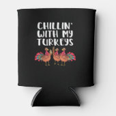 Chillin' met mijn Thanksgiving Seizoensfamilie van Blikjeskoeler (Voorkant)