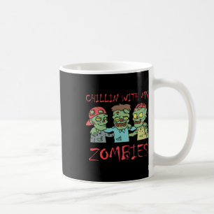 Chillin Met Mijn Zombies Leuk Halloween Koffiemok