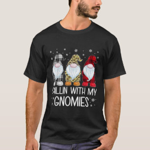 Chillin met My Gnomies Funny Kinder Family Gnomen T-shirt