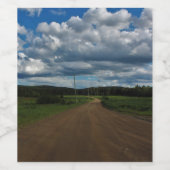 Chillin 'on a Dirt Road Wijn Etiket (Enkel label)