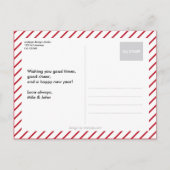 Chillin Owls Photo Holiday Briefkaart (Achterkant)