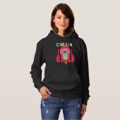 Chillin Sloth Chilling Hoodie (Voorkant volledig)