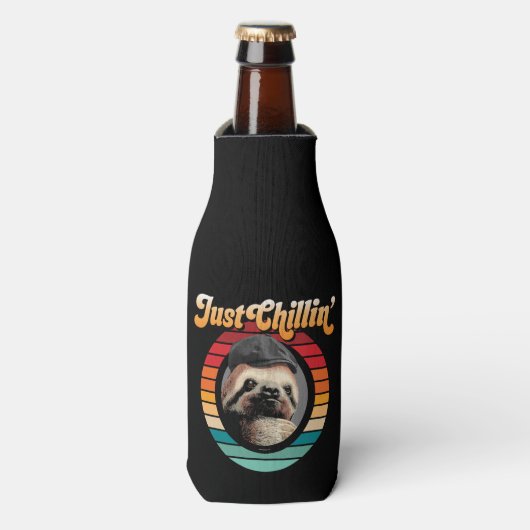 Chillin’ Sloth Flesjeskoeler (Fles Voorkant)