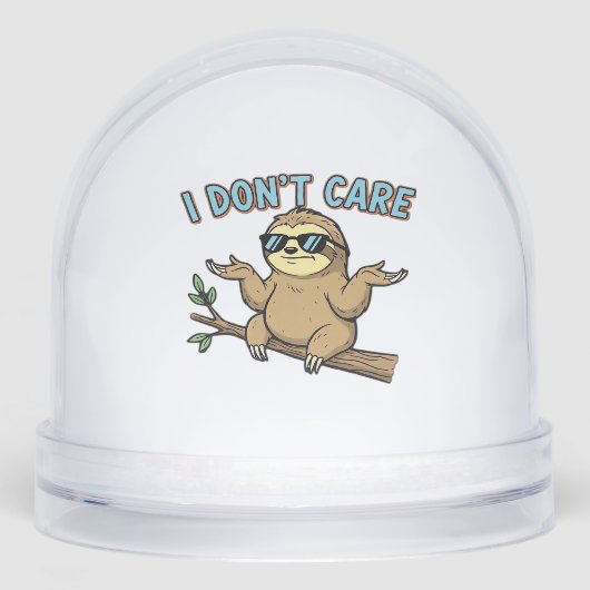 Chillin' Sloth I Don't Care Design Essential T-Shi (Avant)
