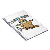 Chillin 'Sloth Ik geef niet om het ontwerp van ess Notitieboek (Rechterzijde)