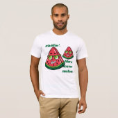 CHILLIN WATERMELOEN T-SHIRT (Voorkant volledig)