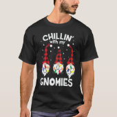 Chillin With My Gnomies Gnome Christmas Pamajas F T-shirt (Voorkant)