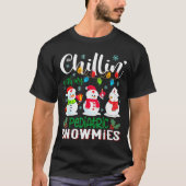 Chillin With My Pediatric Snowmies Nurse Light Chr T-shirt (Voorkant)