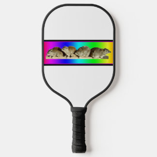 Chilling African Hyrax Pickleball Paddle