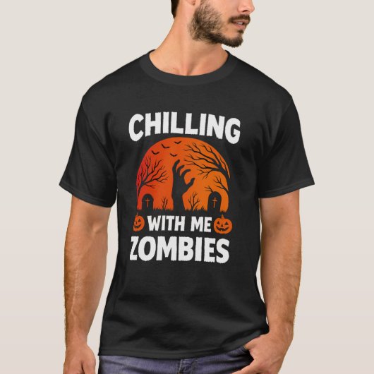 Chilling Designs _ Unique Halloween Apparel T-shirt (Voorkant)