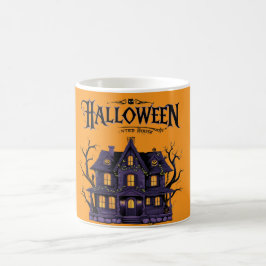 Chilling Haunted House Mok Design voor Halloween