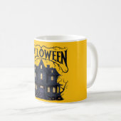 Chilling Haunted House Mug Designs pour Halloween (Devant droit)