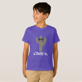 Chilln Cactus Design - Kinderen Basic T-Shirt (Voorkant volledig)