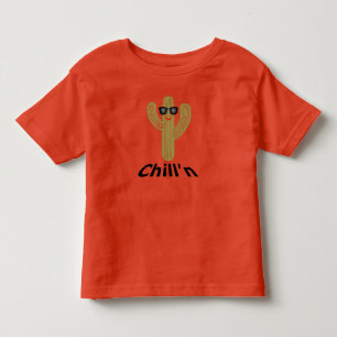 Chill'n Cactus Design - Peuter fijne jersey T-shir Kinder Shirts