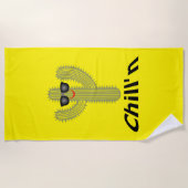 Chill'n Cactus Design - Serviette de plage (Devant)