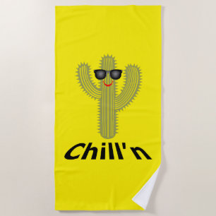 Chill'n Cactus Design - Serviette de plage