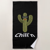 Chill'n Cactus Design - Serviette de plage (Devant)