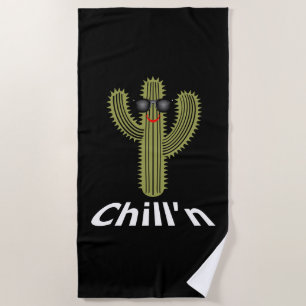 Chill'n Cactus Design - Serviette de plage