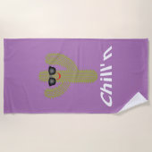 Chill'n Cactus Design - Serviette de plage (Devant)