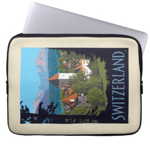 Chillon Castle Zwitserland Laptop Sleeve