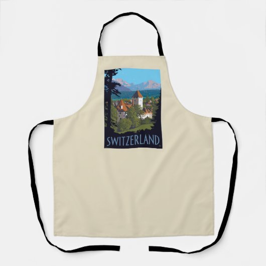 Chillon Castle | Zwitserland Schort (Voorkant)