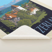 Chillon Castle | Zwitserland Sherpa Deken (3/4)