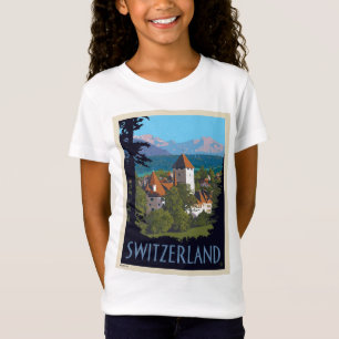 Chillon Castle Zwitserland T-shirt