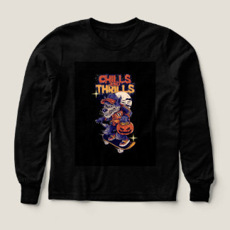 Chills & Thrills Grafische T-Shirt – Spooky Season