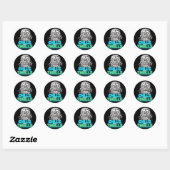 Chills & Thrills Skull Graphisme autocollants Hall (Feuille)