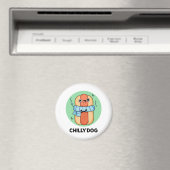 Chilly Dog Funny Chili Hot Dog Pun Magneet (Insitu (Vaatwasser))