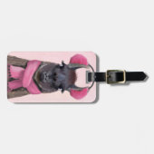 Chilly Llama Pink Bagagelabel (Voorkant horizontaal)