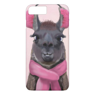 Chilly Llama Pink iPhone 8 Plus / 7 Plus Hoesje