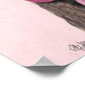 Chilly Llama Pink Poster (Hoek)