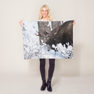 Chilly Moose Fleece Deken