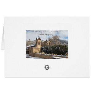 Chimayo New Mexico-kerstkaart