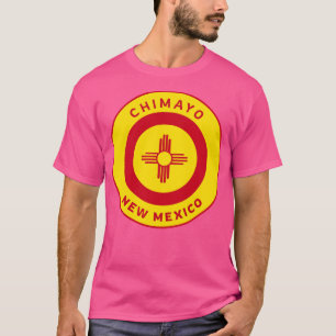 Chimayo New Mexico Zia Vlag Bullseye T-shirt