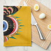 Chimera - Fish Bird Kitchen Towel Theedoek (Quarter Fold)