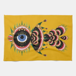 Chimera - Fish Bird Kitchen Towel Theedoek
