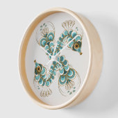 Chimera - Horloge encadrée en bois de cheval de me (Angle)