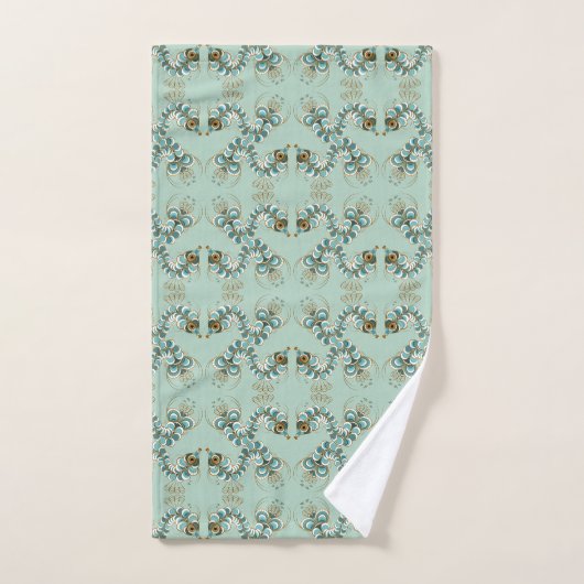 Chimera - Peacock Seahorse Bath Towel Set Bad Handdoek (Handdoek)