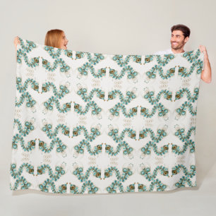 Chimera - Peacock Seahorse Fleece Blanket Deken
