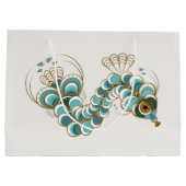 Chimera - Peacock Seahorse Grand sac cadeau (Dos)