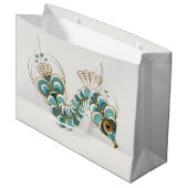 Chimera - Peacock Seahorse Grand sac cadeau (Devant Angle)